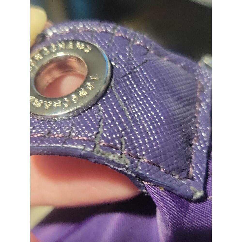 Auth LONGCHAMP Le Pliage Medium Nylon Purple w/ Original Strap ! - Picture 15 of 16